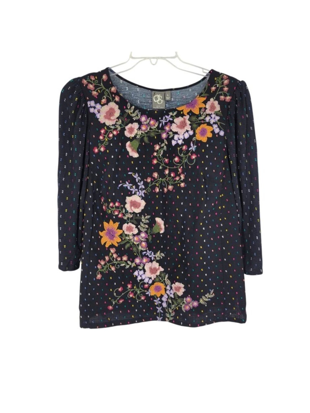 One September Blanche Embroidered Floral Top L Anthropologie Boho Cottagecore
